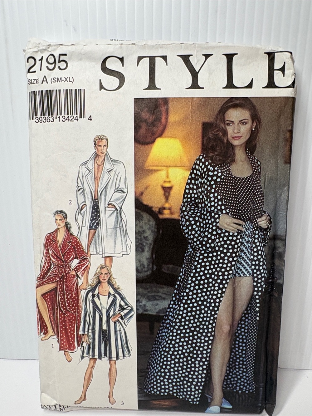Women's & Menās 90s Nightwear & Robe Patterns 2195 sizes S- XL